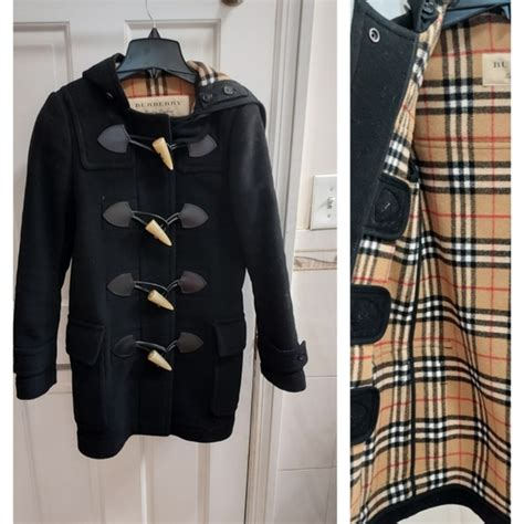 burberry mens duffels|burberry merton duffle coat.